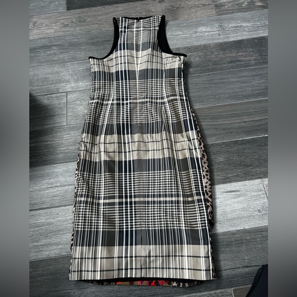 MAX MARA Blocked Pattern Sheath Pencil Dress - Picture 6 of 13